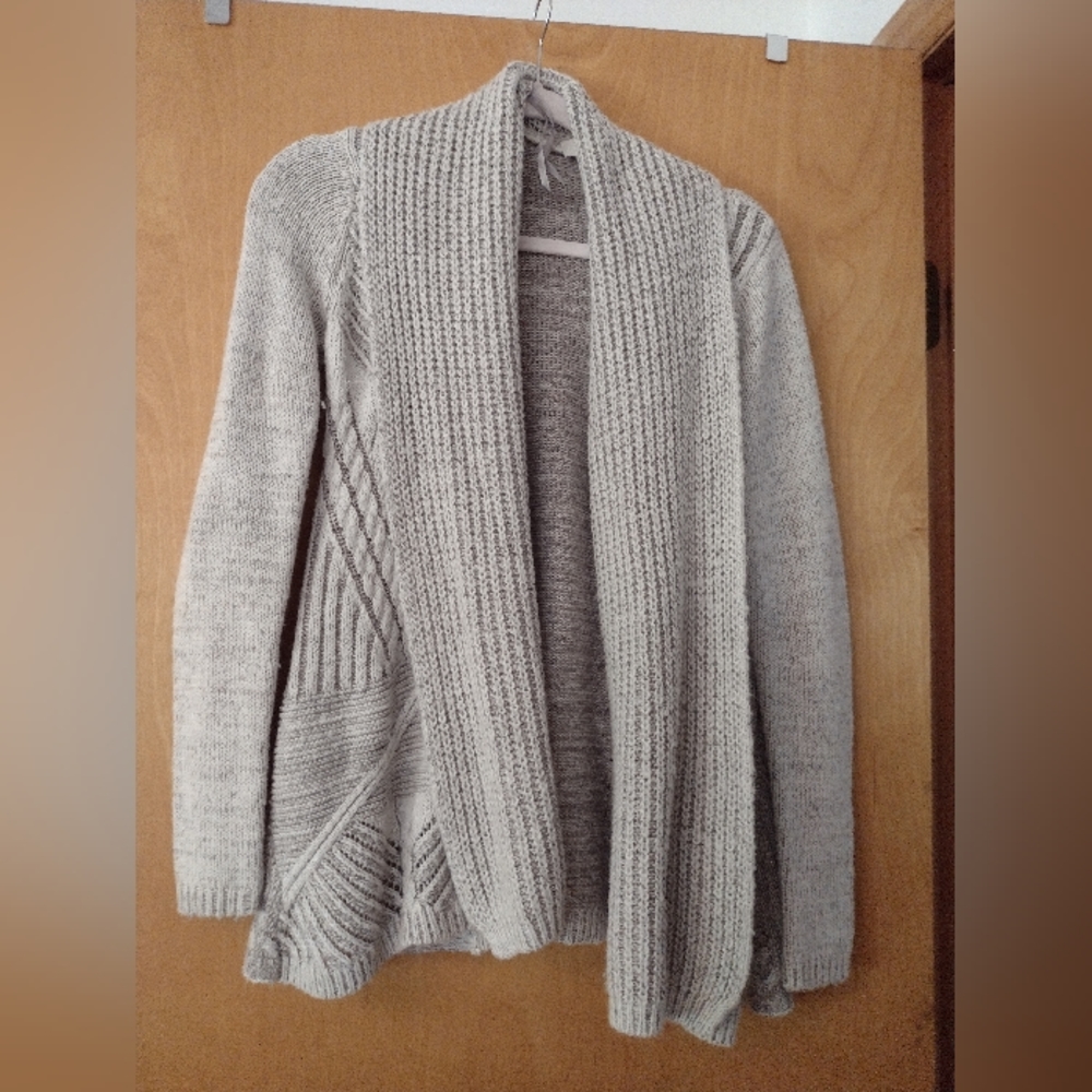 Gray Vintage America cardigan sweater, size S